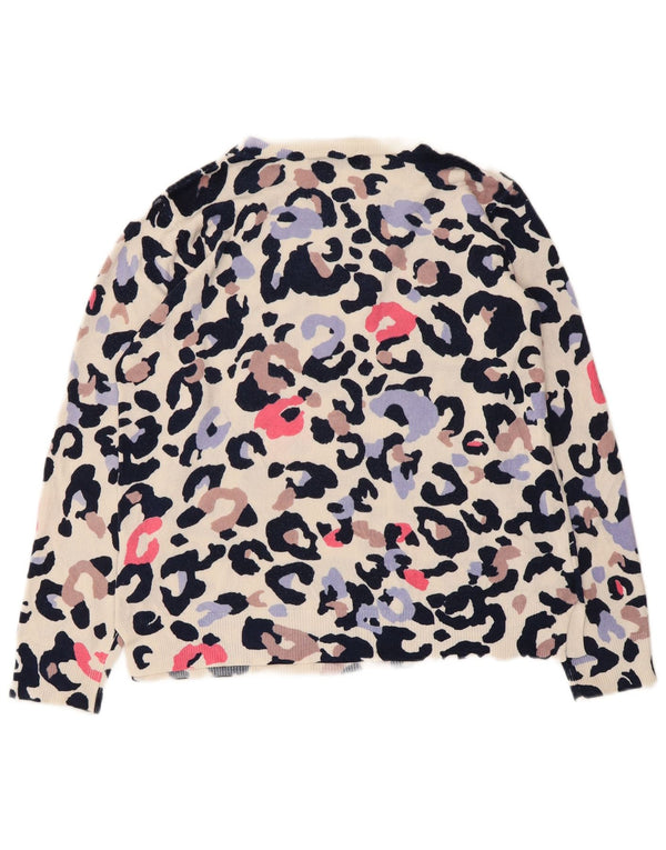Maglione maglione girocollo da donna Marks & Spencer UK 14 grande multicolore