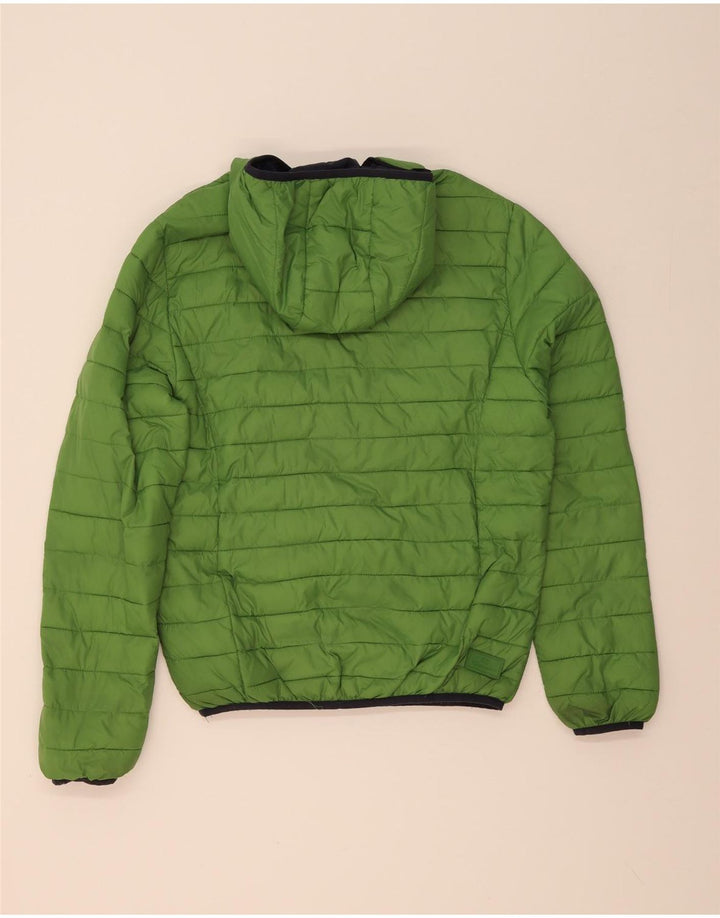Giacca imbottita con cappuccio da uomo Champion UK 38 Poliammide verde medio
