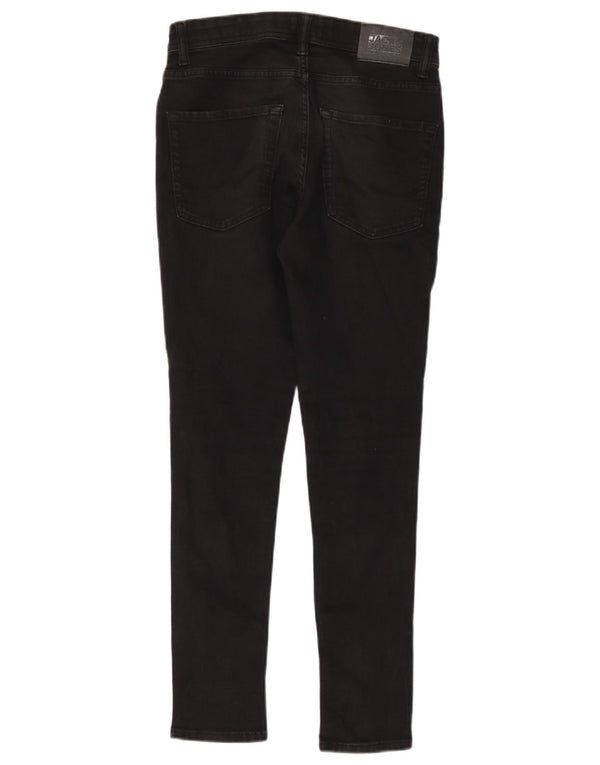 Jack & Jones Boys Liam Distressed Skinny Jeans 13-14 Years W28 L28 Black