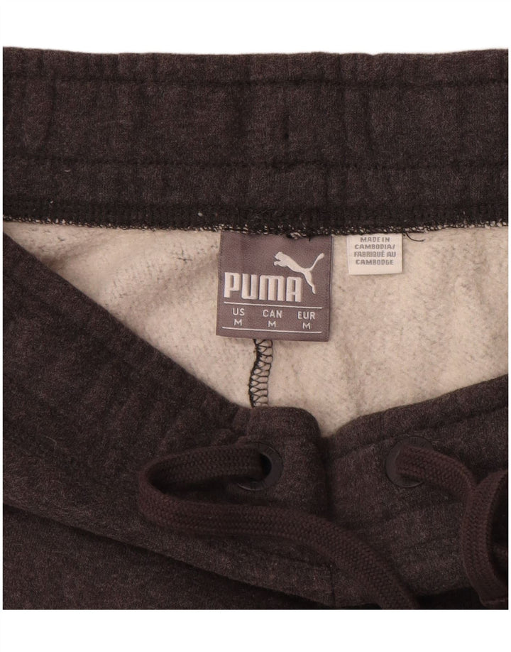 Pantaloni da tuta da uomo PUMA in cotone grigio medio