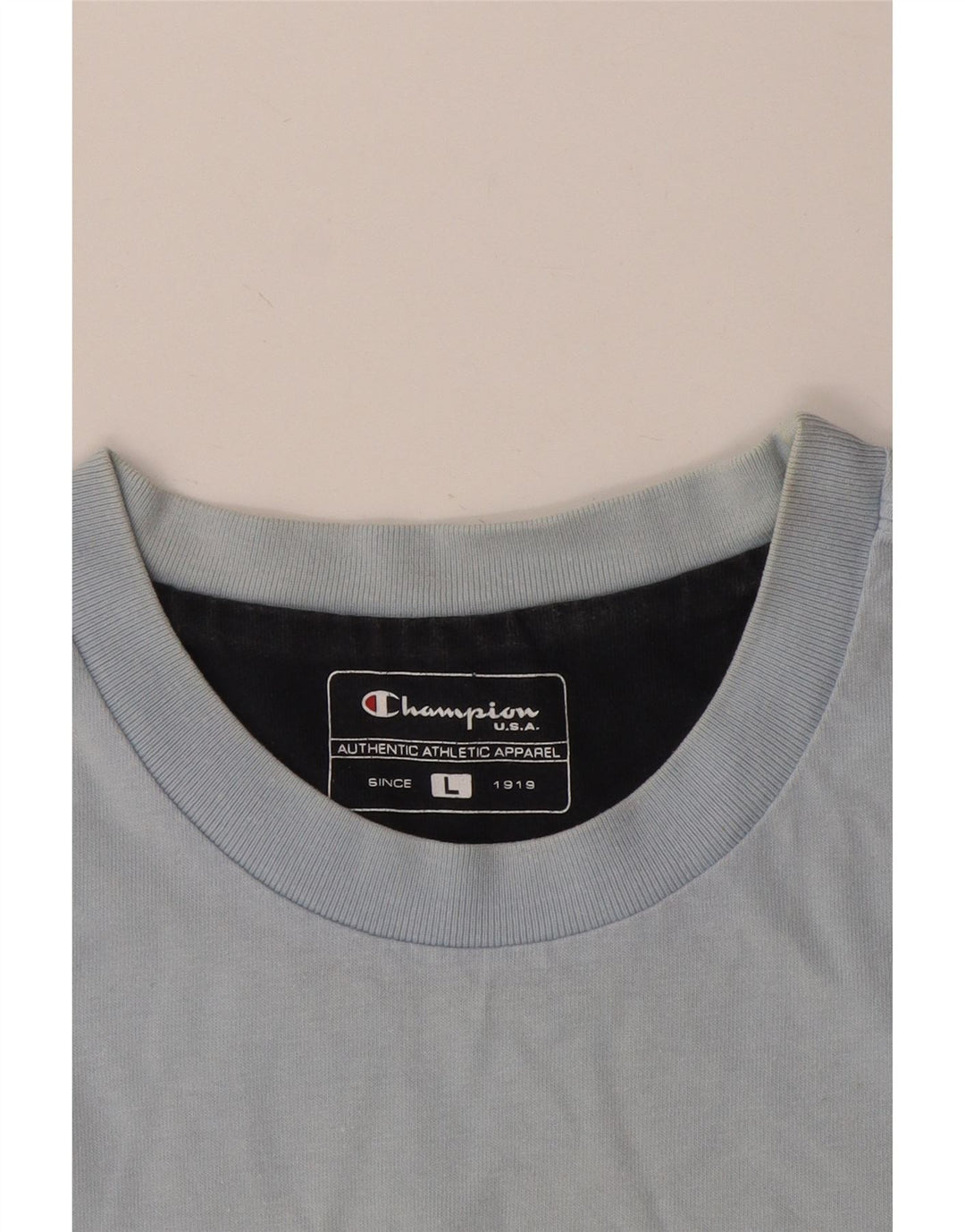T-shirt grafica da uomo Champion Top grande blu