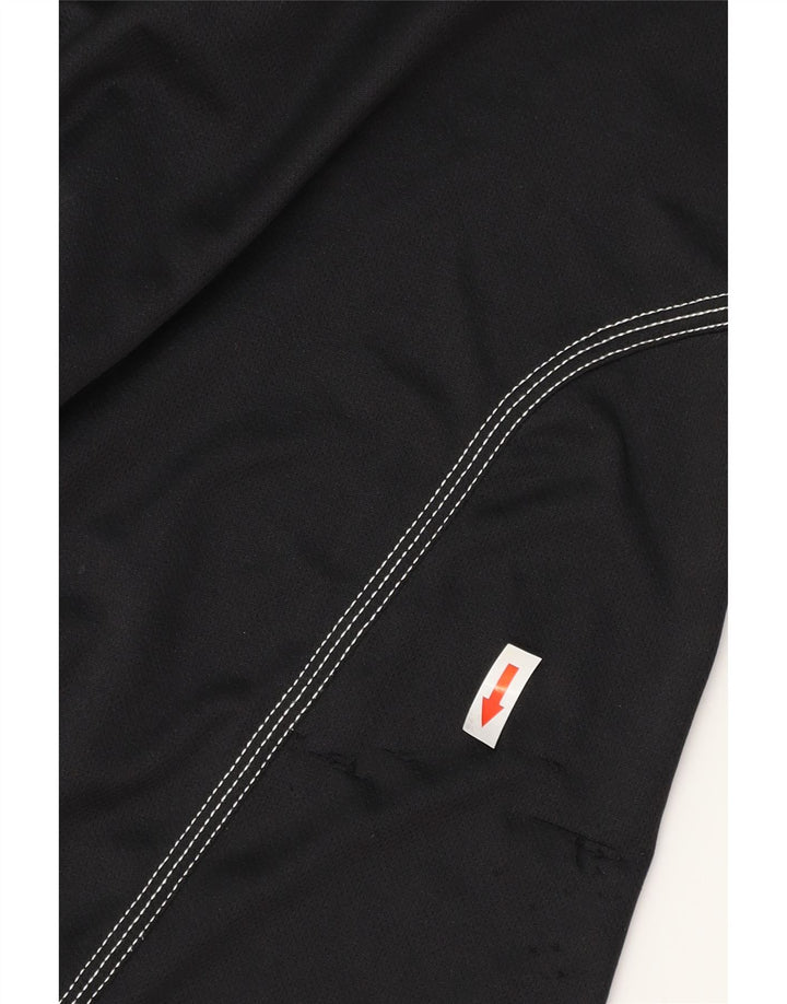 T-shirt ADIDAS Climalite da uomo, poliestere medio nero