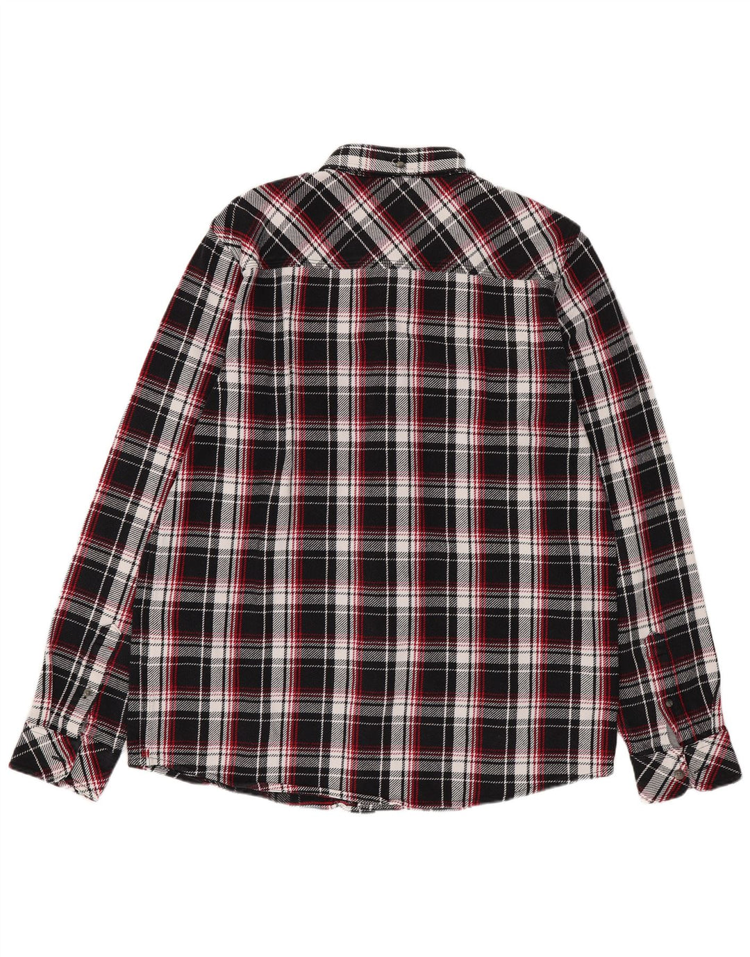 Camicia da uomo Carhartt Worker Wear vestibilità regolare in flanella grande scozzese nero