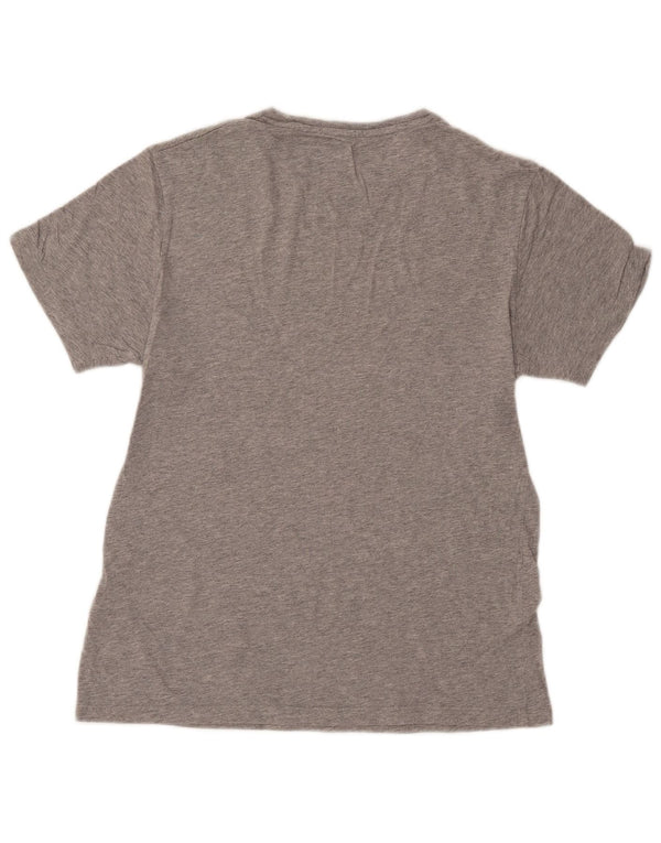 T-shirt da uomo slim fit Timberland in cotone grigio medio
