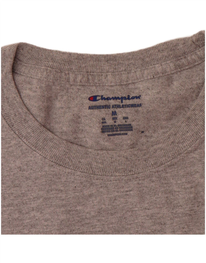 T-shirt grafica Champion da uomo della Stanford University, in cotone grigio medio