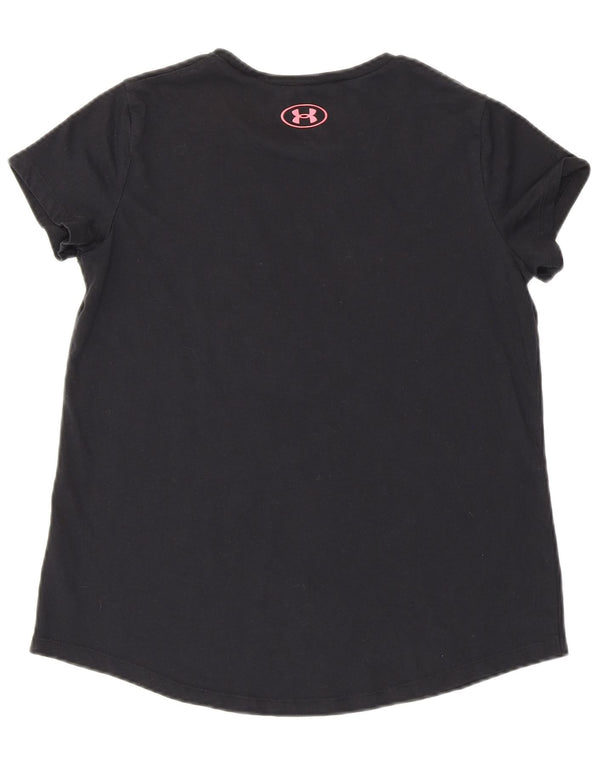Maglietta grafica Under Armour per ragazze, vestibilità ampia, 13-14 anni, XL, nera