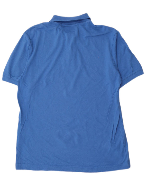 Polo Kappa Uomo Large Blu In Cotone