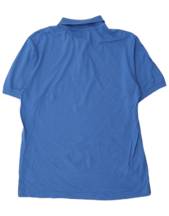 Polo Kappa Uomo Large Blu In Cotone