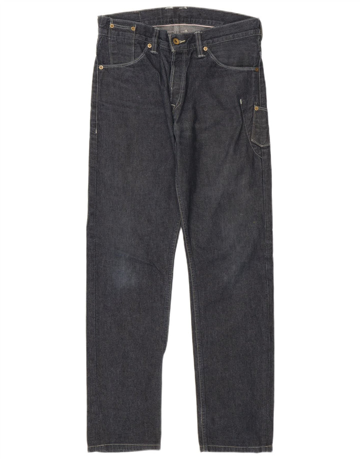 Jeans dritti da uomo Levi's W29 L34 cotone blu navy