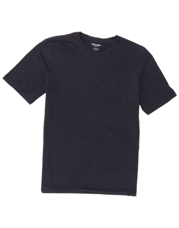 Jack & Jones T-shirt da uomo Top Large in cotone blu navy