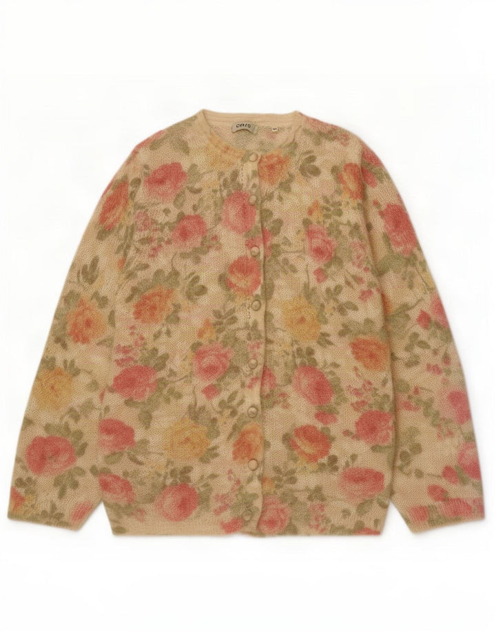 Maglione cardigan da donna Oris IT 48 XL floreale multicolore