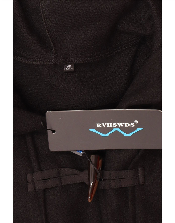 Montgomery con cappuccio da donna UK 20 2XL Nero