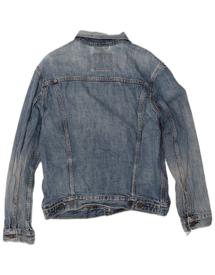 Giacca di jeans da uomo Levi's UK 38 Cotone blu medio