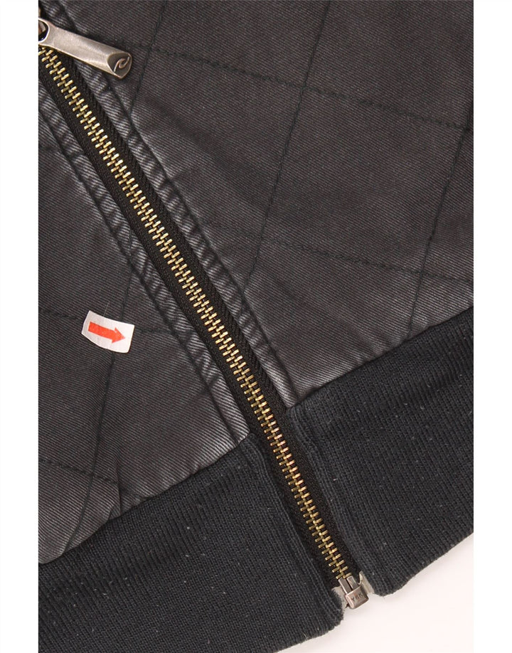 Maglione con cappuccio e zip da uomo RIP CURL piccolo nero