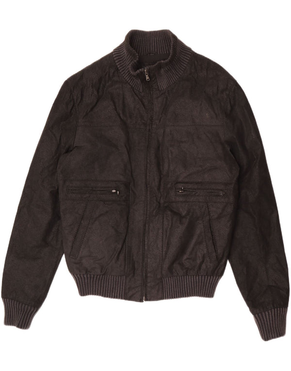 Giacca in pelle da uomo Zarro IT 54 2XL Nera