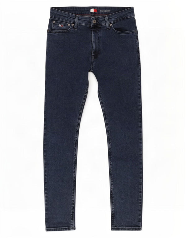 Tommy Hilfiger Uomo Simon Skinny Jeans W30 L32 Blu Navy