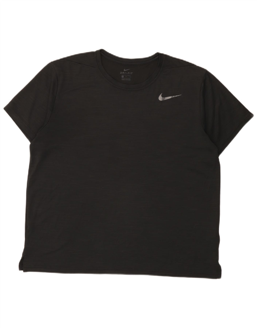 T-shirt Nike da uomo Dri Fit Top XL poliestere chiazzato nero