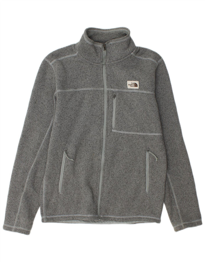 Giacca da tuta da uomo THE NORTH FACE piccola in poliestere chiazzato grigio