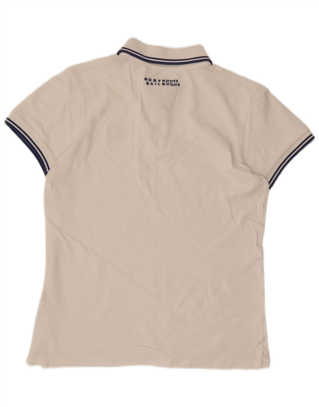 Polo da uomo NORTH SAILS piccola in cotone bianco