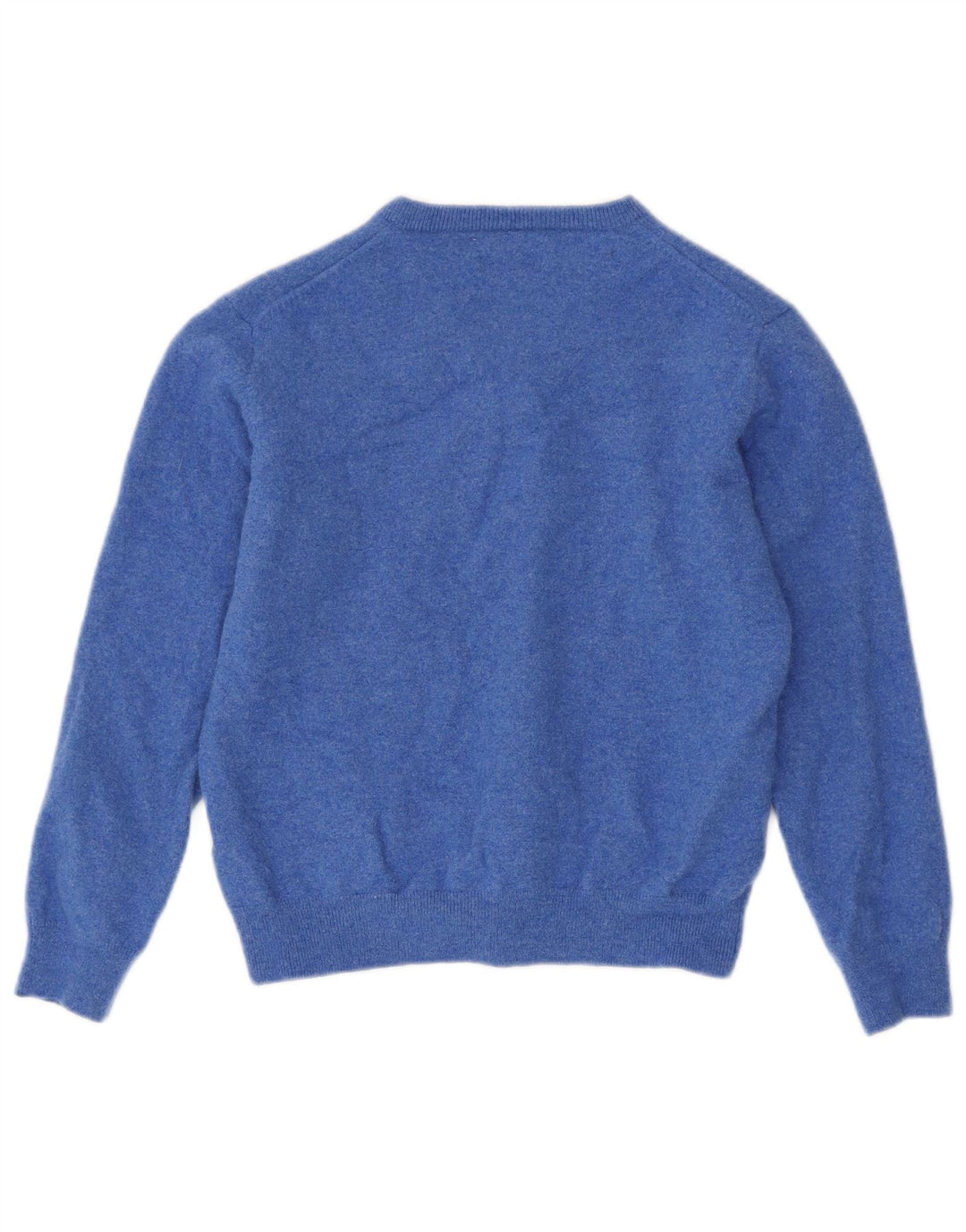 Maglione Gant per ragazzi con scollo a V, 7-8 anni, grande lana d'agnello blu