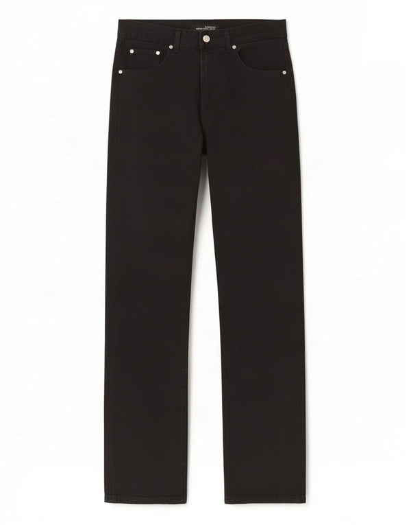 Jeans dritti da uomo Zara EU 38 Small W30 L33 Cotone nero