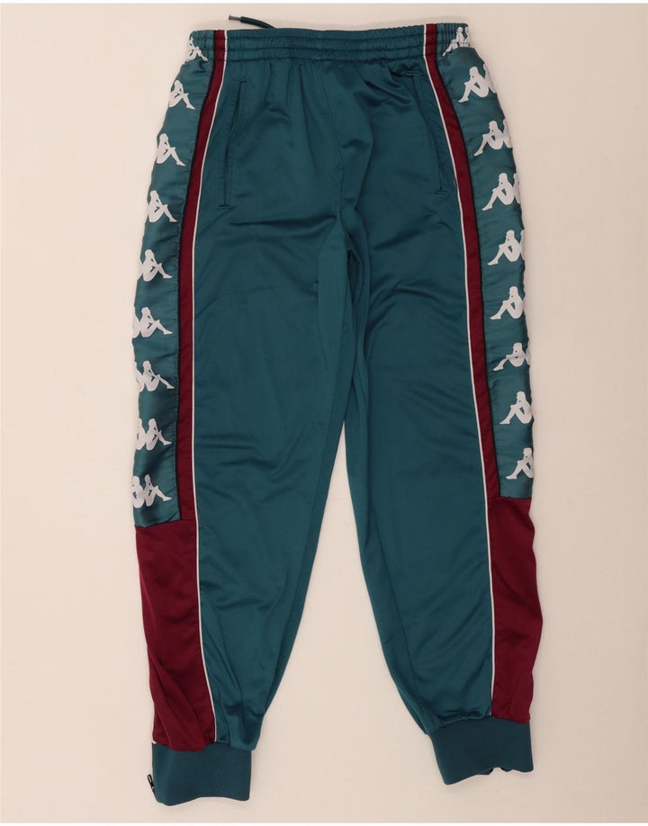 Pantaloni da tuta con grafica Kappa da uomo Joggers Large Blu Colourblock