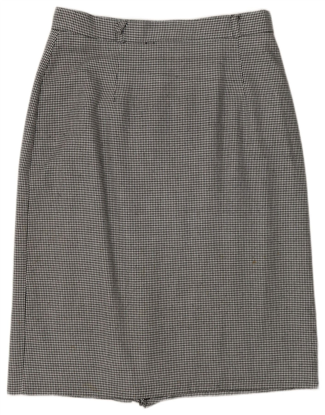 ST. BERNARD Womens Midi Straight Skirt UK 16 Large W30  Black Houndstooth