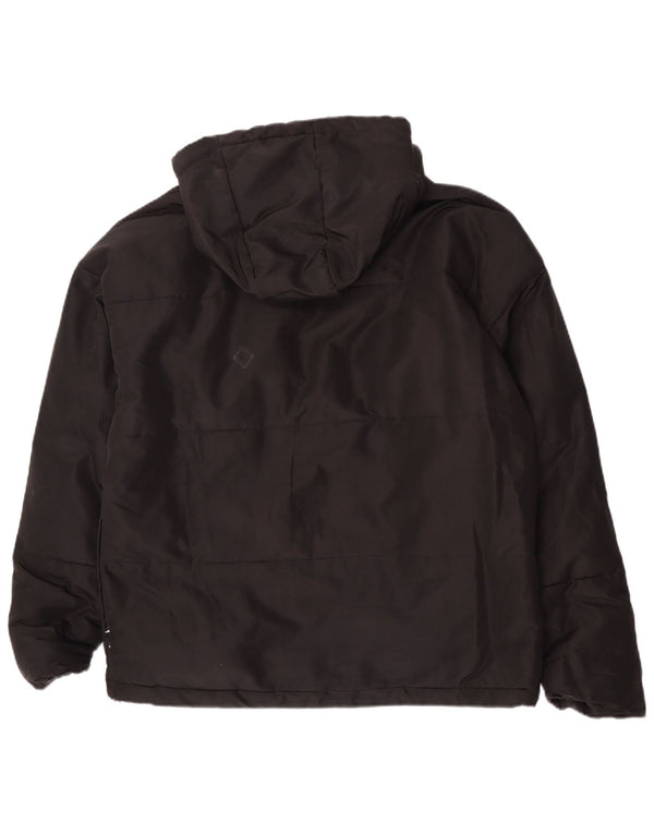 Giacca a vento con cappuccio da donna Ellesse UK 10 Small Black Sports