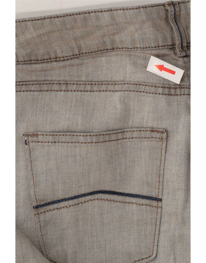 Jeans slim da donna Armani W28 L29 cotone grigio