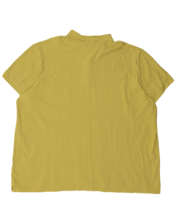 Polo da uomo KAPPA 6XL in cotone giallo
