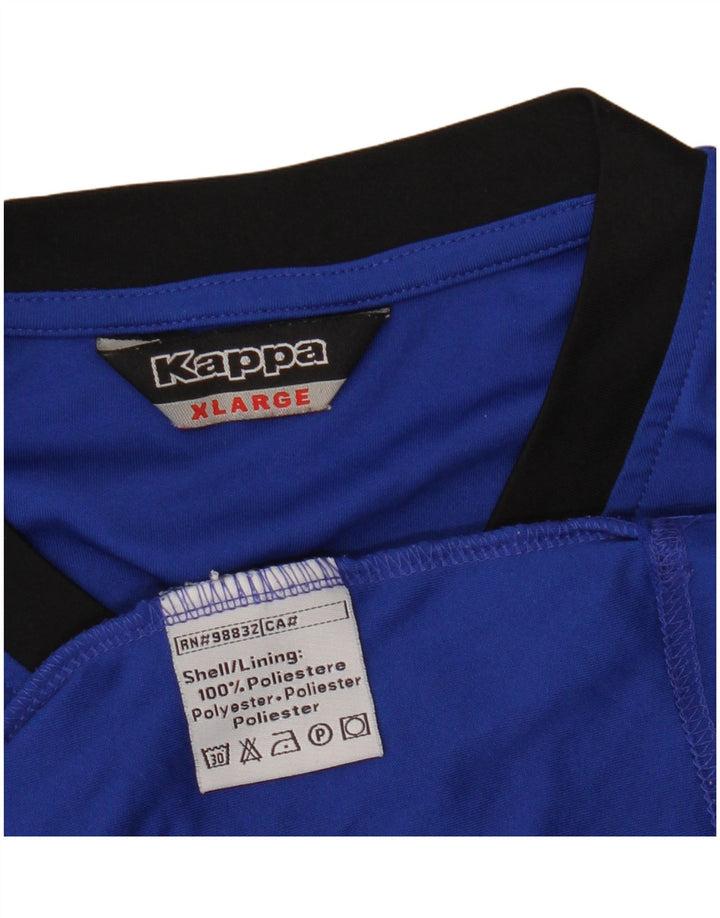 T-shirt grafica da donna KAPPA Top UK 18 XL Poliestere color block blu