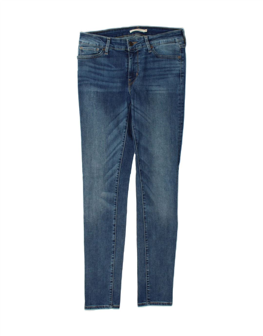 LEVI'S Womens 711 Skinny Jeans W29 L32 Blue Cotton Vintage Levi's and Second-Hand Levi's from Messina Hembry 
