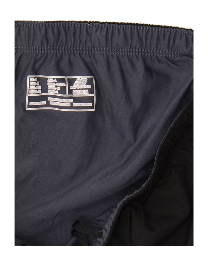 NEW BALANCE Womens Sport Shorts UK 14 Medium  Black Polyester Vintage New Balance and Second-Hand New Balance from Messina Hembry 