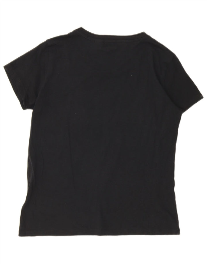 T-shirt grafica da donna Levi's Top UK 10 piccola nera