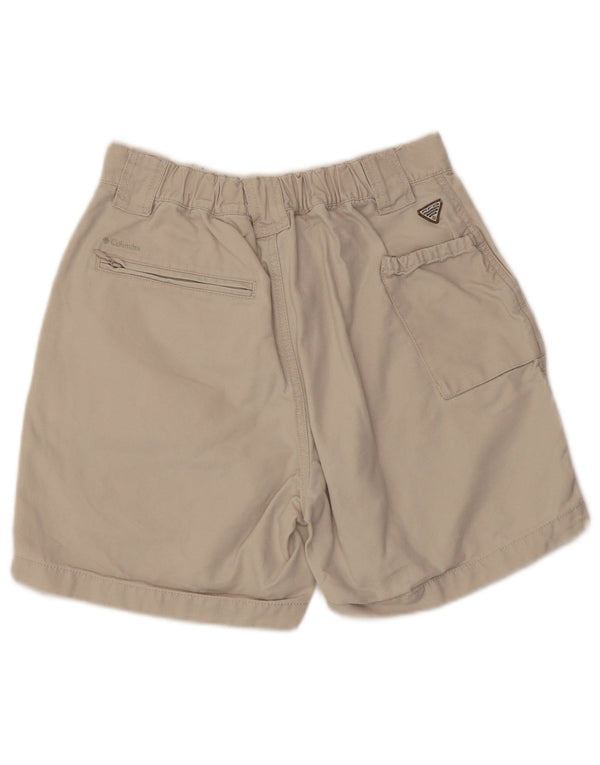 Pantaloncini cargo da uomo Columbia piccoli W28 in cotone beige