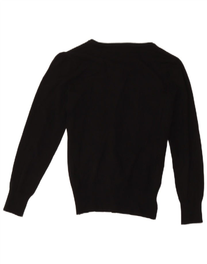 Maglione cardigan da donna Marks & Spencer UK 10 piccolo nero