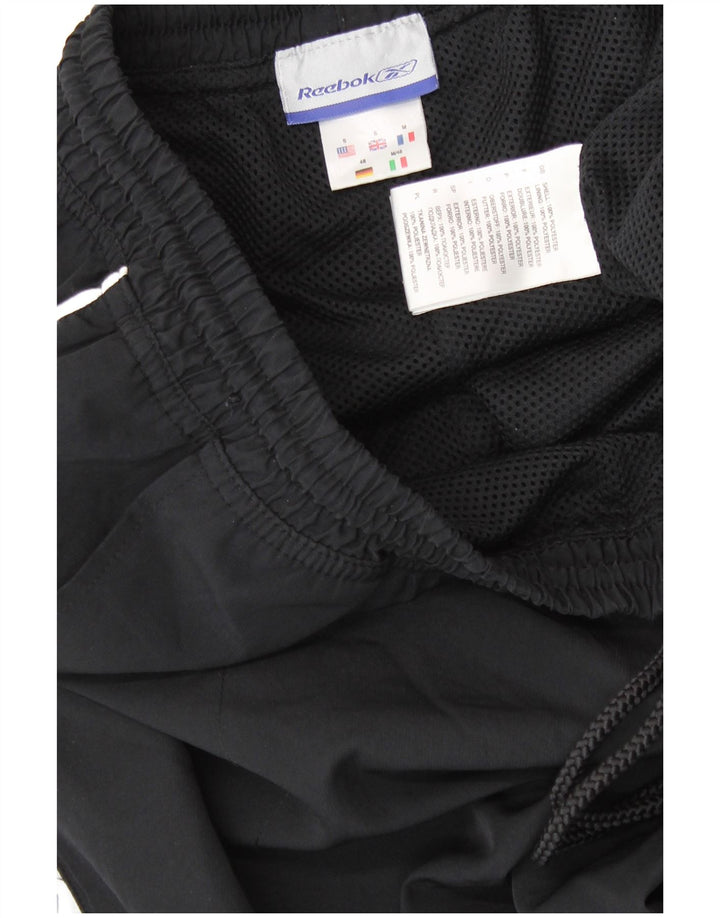 REEBOK Pantaloni da tuta da uomo Joggers Small Nero Colourblock Poliestere