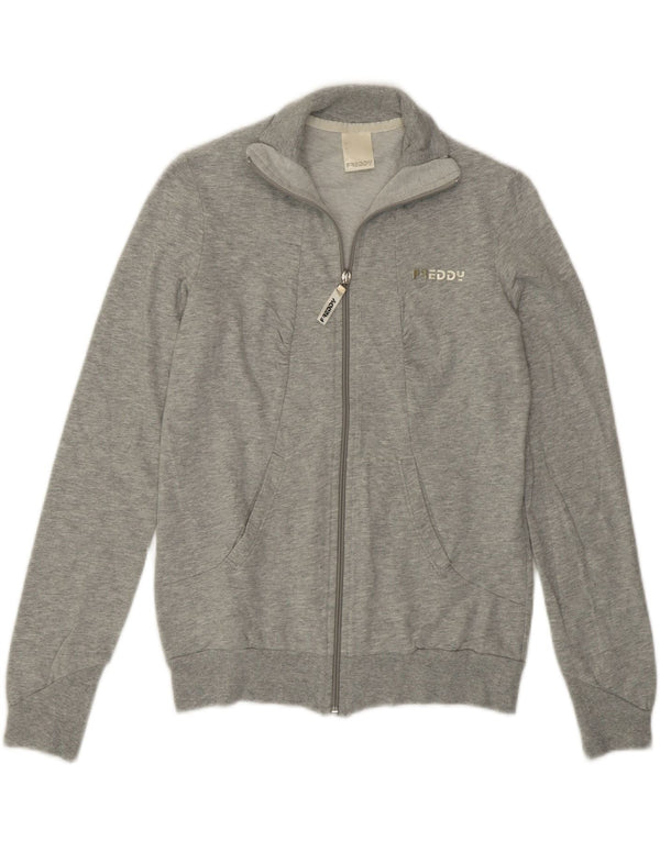 Giacca da tuta da donna Freddy UK 10 piccola in cotone grigio
