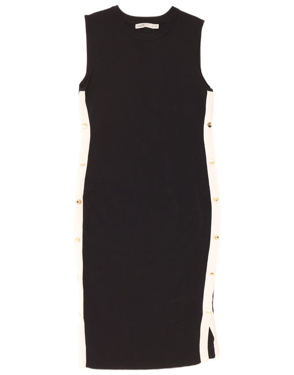 Abito aderente senza maniche da donna Oasis UK 12 Medium Black Colourblock