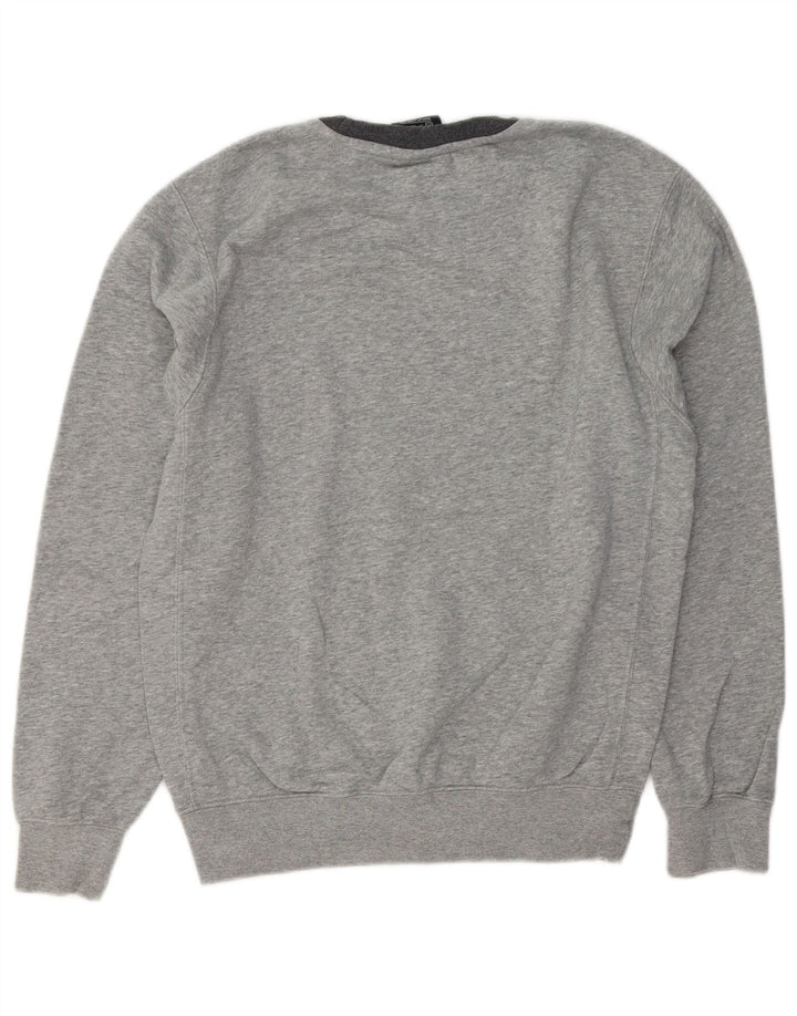 Felpa da uomo Nike Jumper XS in cotone chiazzato grigio