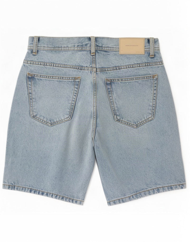 Pantaloncini di jeans da uomo Zara EU 42 Large W32 Blu