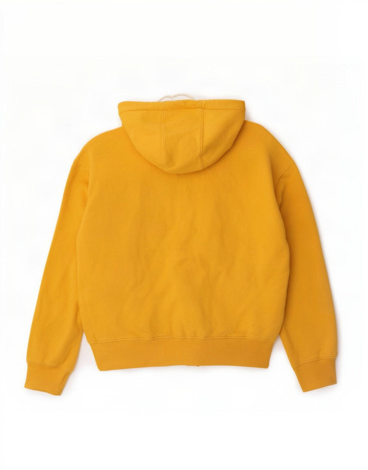 Maglione con cappuccio grafico da uomo Tommy Hilfiger in cotone giallo medio
