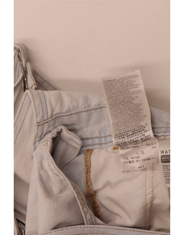 Levi's Salopette da donna Pantaloncini di jeans Grandi W34 Cotone blu