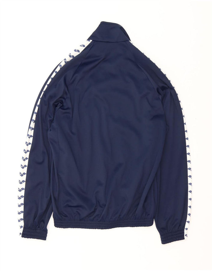 Giacca sportiva da uomo con grafica Arena, grande, color block blu navy