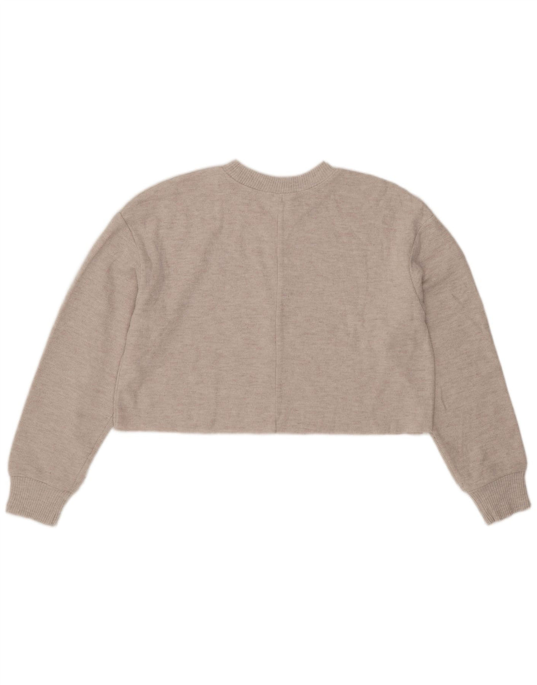 Top corto da donna Zara in camicetta UK 14 Poliestere grigio medio