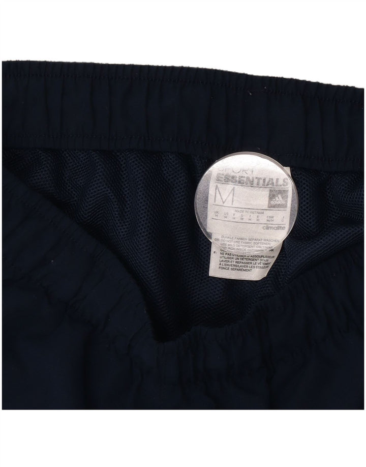 Pantaloncini sportivi Adidas Climalite da uomo medi in poliestere blu navy