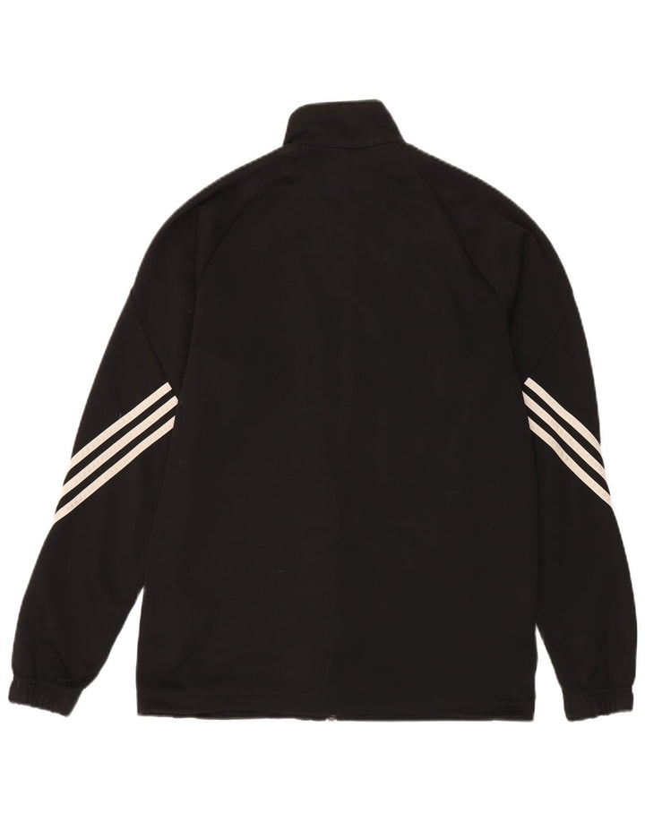 Giacca da allenamento Adidas Climalite da uomo, media, in poliestere nero