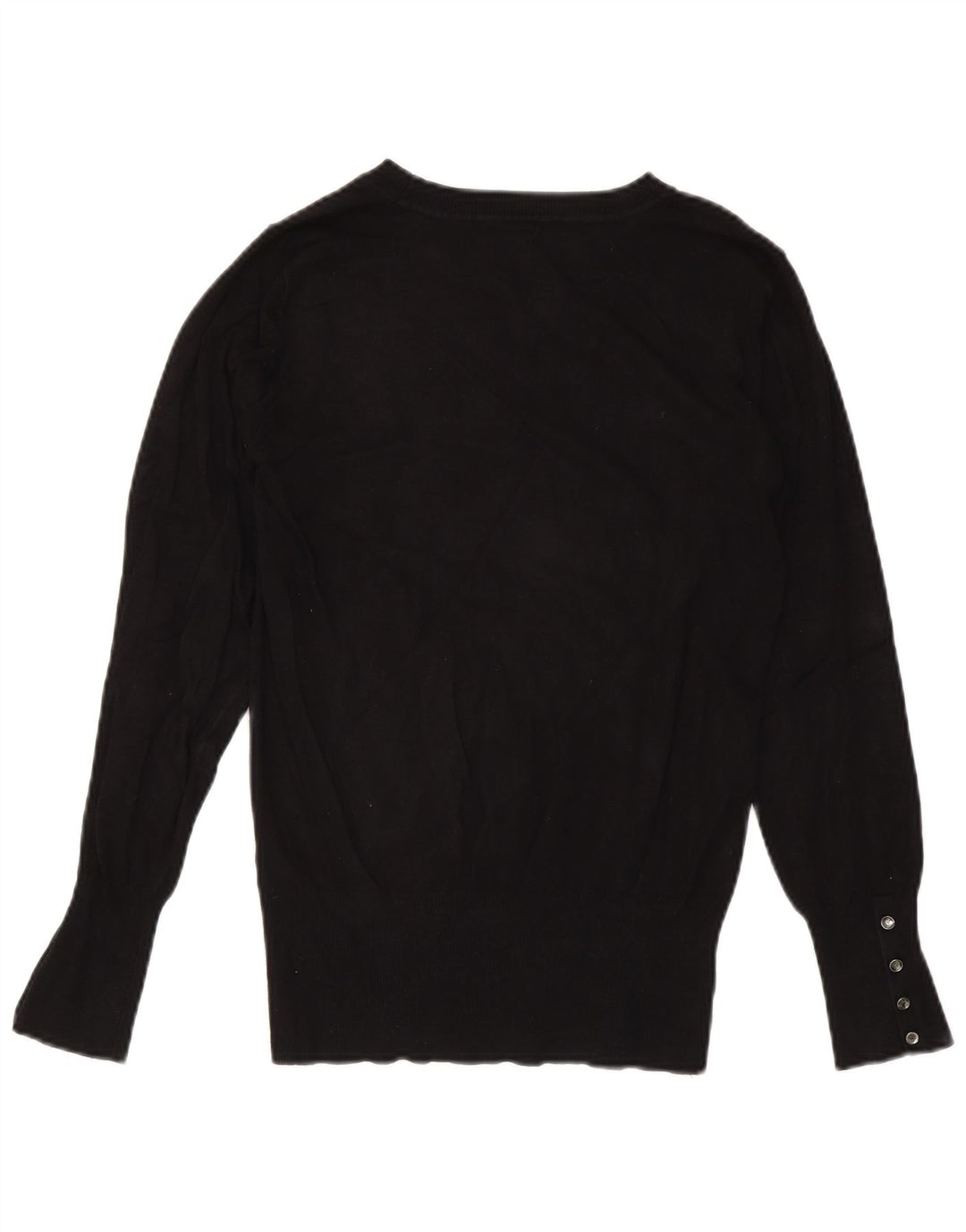 Maglione maglione girocollo da donna Guess UK 12 viscosa nera media