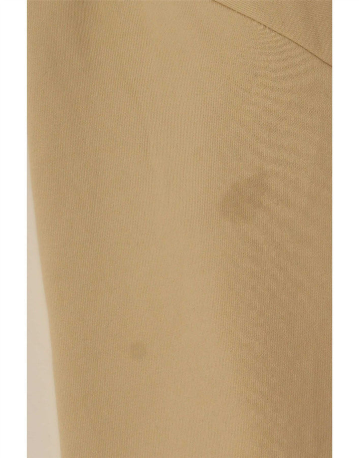 Felpa con cappuccio da uomo Zara 2XL in cotone beige