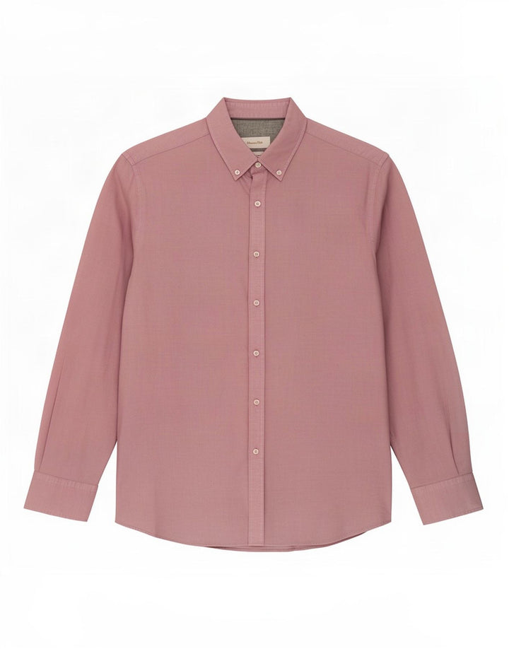 Camicia da uomo Massimo Dutti XL in cotone rosa